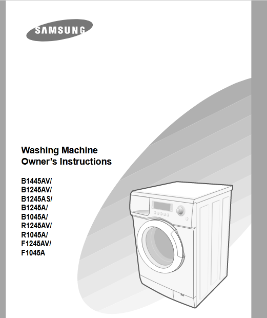 Samsung B1045A Washer Image