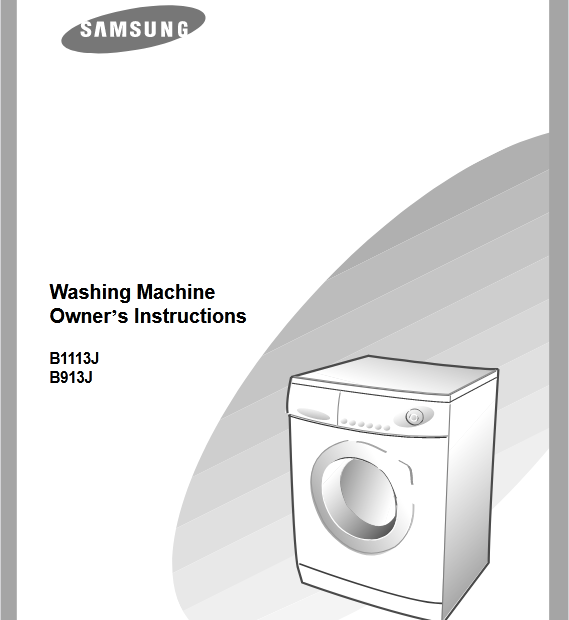 Samsung B1113J B913J Washer Image