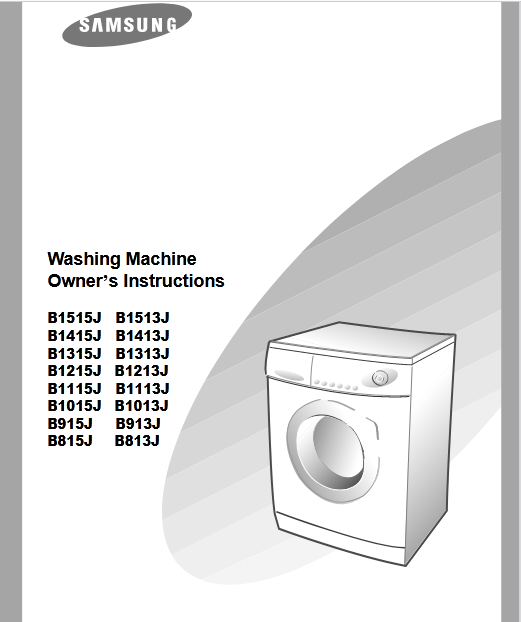 Samsung B1113J Washer Image