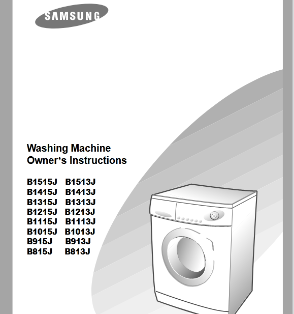 Samsung B1313J Washer Image