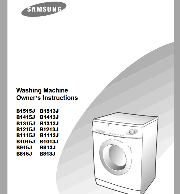 Samsung B1315J Washer Image