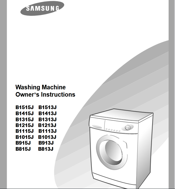 Samsung B1415J Washer Image