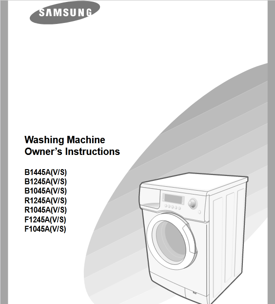 Samsung B1445A Washer Image