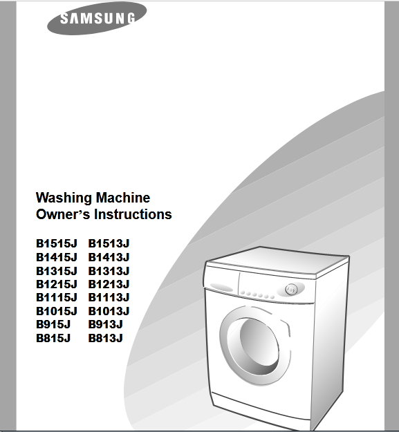 Samsung B1515J Washer Image