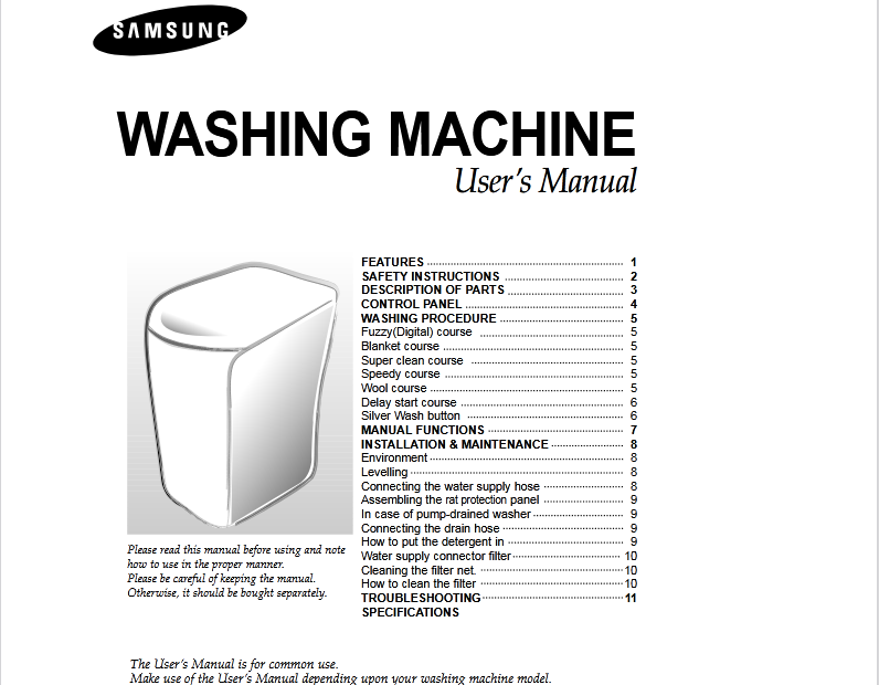 Samsung DC68-02196A Washer/Dryer Image