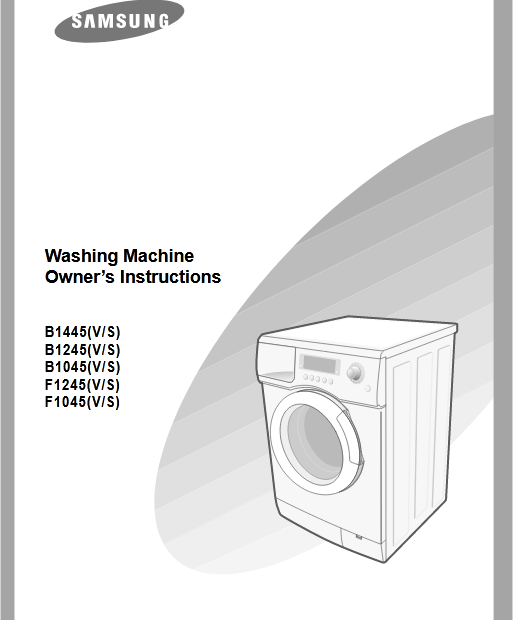 Samsung F1045(V/S) Washer Image