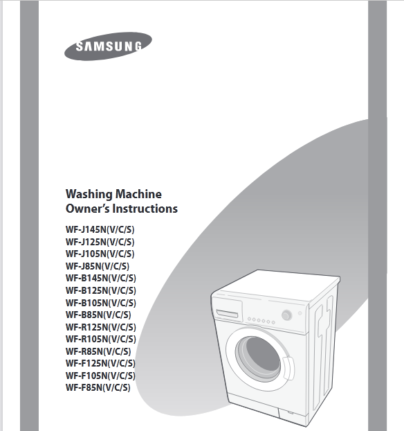 Samsung WF-B105N(V/C/S) Washer/Dryer Image