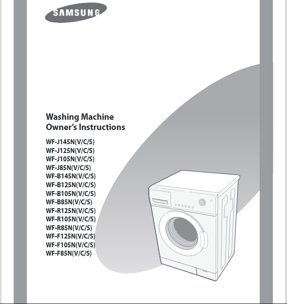 Samsung WF-B125N(V/C/S) Washer/Dryer Image