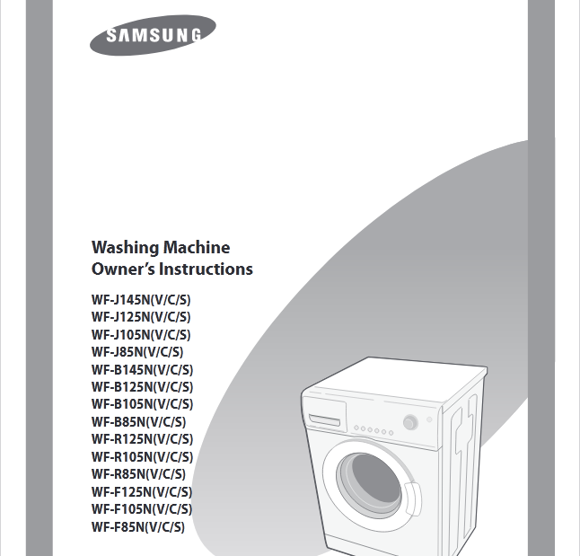 Samsung WF-B145N(V/C/S) Washer/Dryer Image