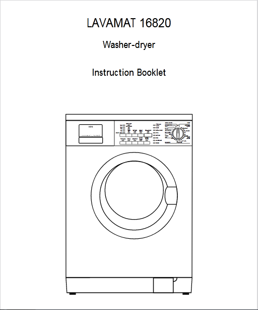 AEG 16820 Washer/Dryer Image