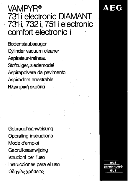 AEG 751I Vacuum Cleaner Image