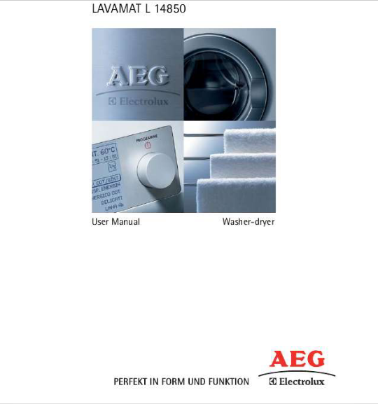 AEG L14850 Washer/Dryer Image