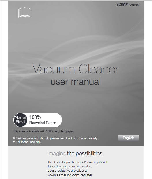 Samsung SC88P Vacuum Cleaner Image