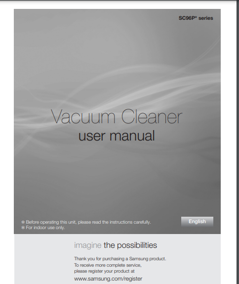 Samsung VCC96P0H1G Vacuum Cleaner Image