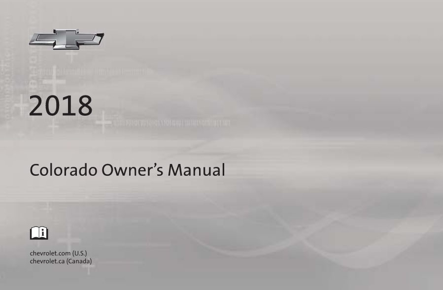 2018 Chevrolet Colorado Owner’s Manual Image