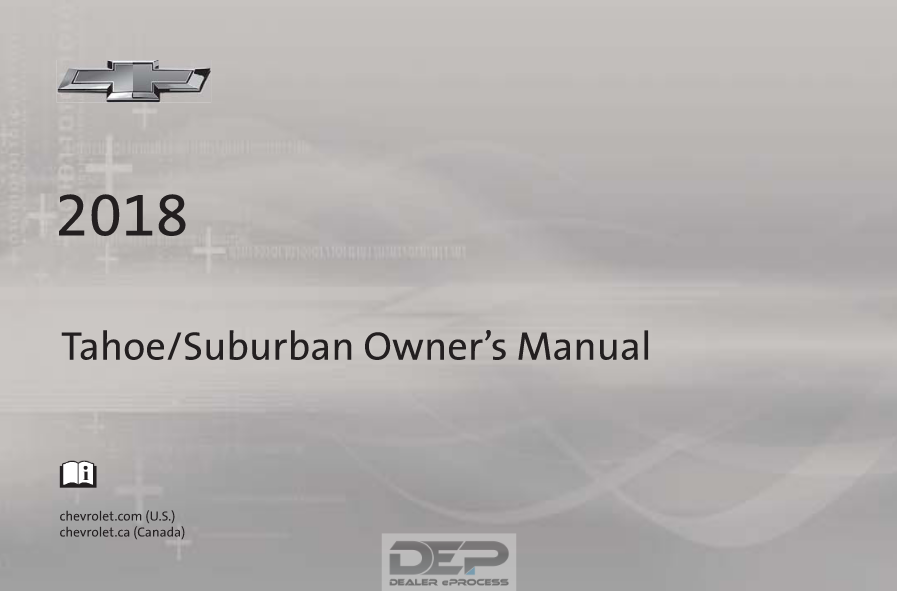 2018 Chevrolet Tahoe Owner’s Manual Image