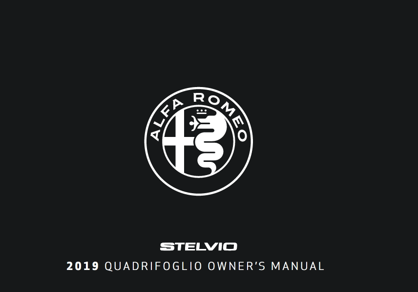 2019 Alfa Romeo Stelvio Quadrifoglio Owners Manual Image