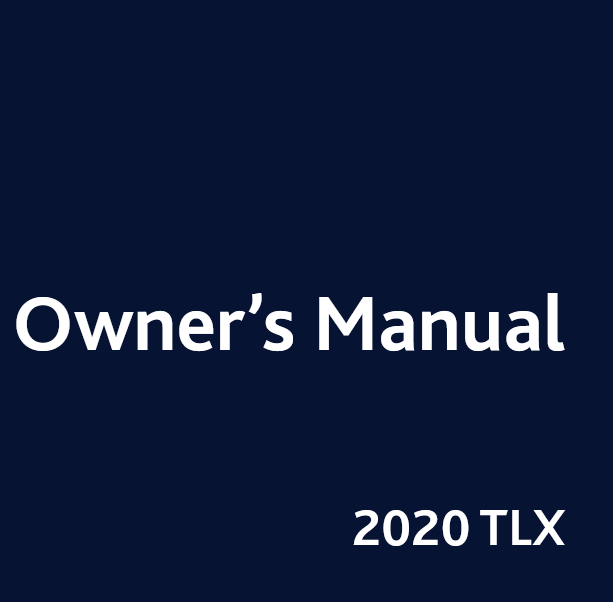 2020 Acura TLX Owner’s Manual Image