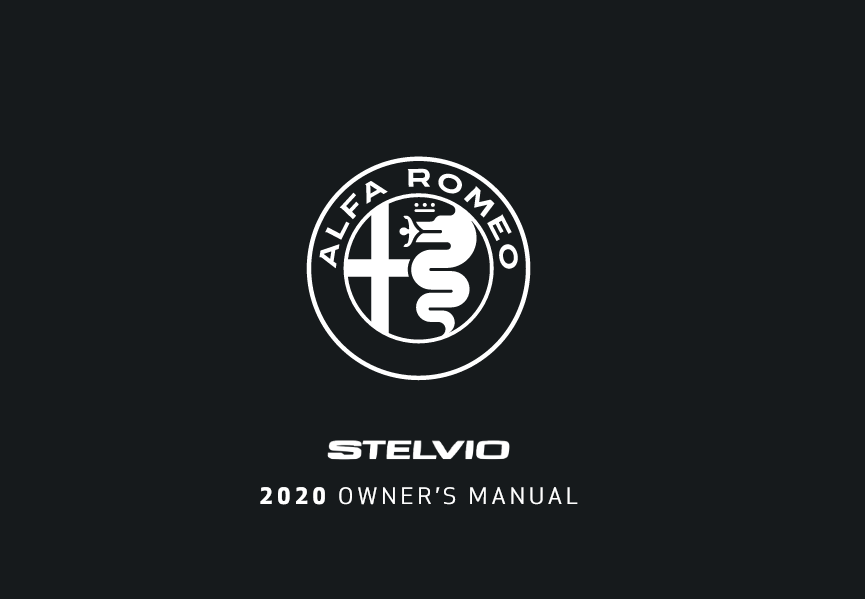 2020 Alfa Romeo Stelvio Owners Manual Image