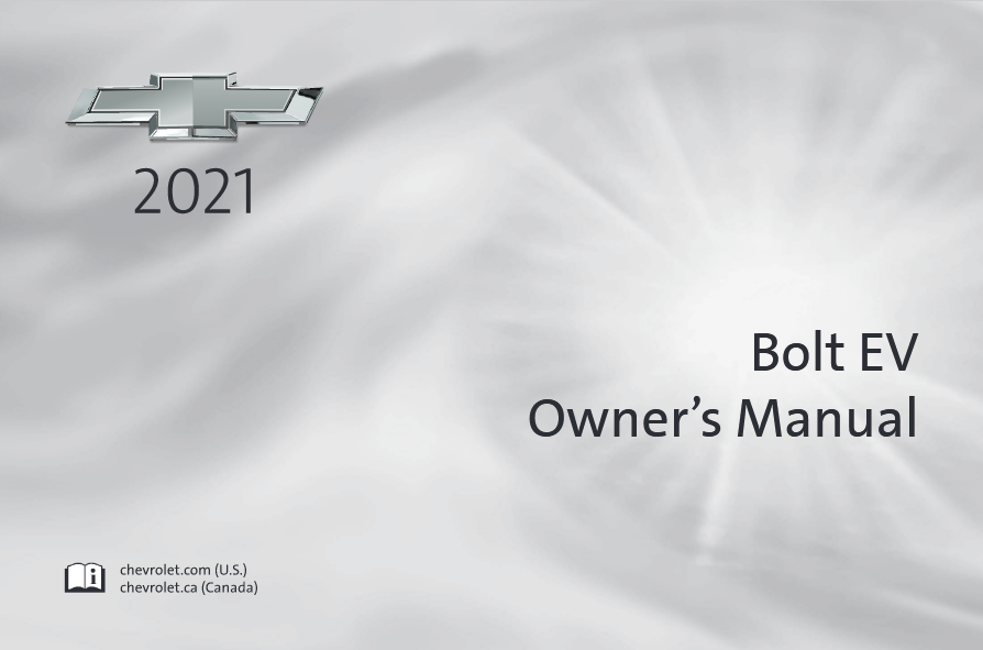 2021 Chevrolet Bolt EV Owner’s Manual Image