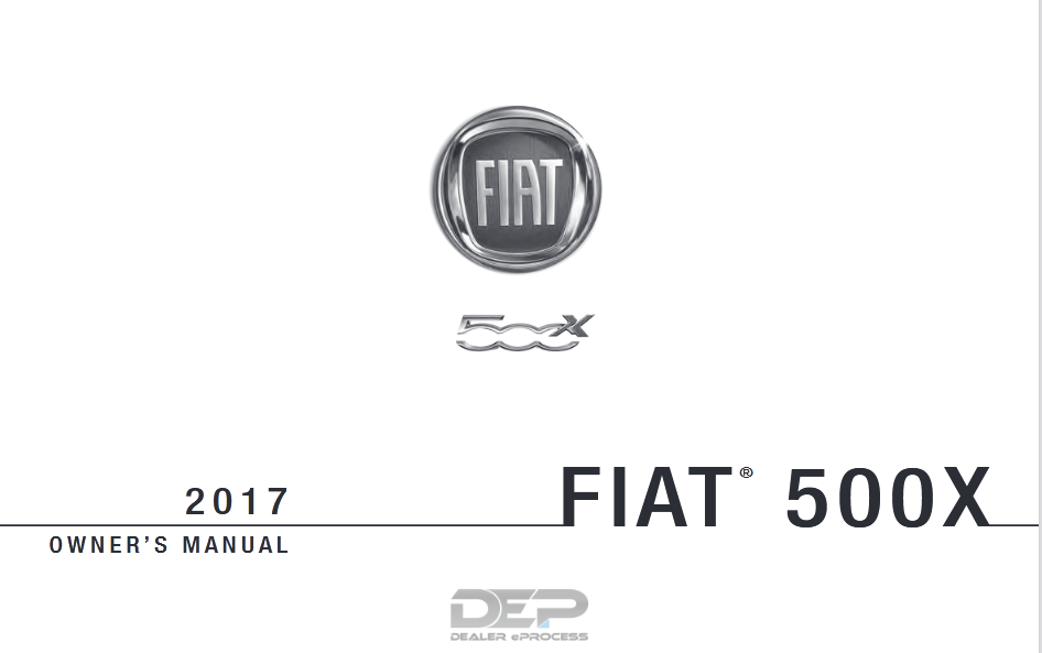 2017 Fiat 500X owner’s manual Image