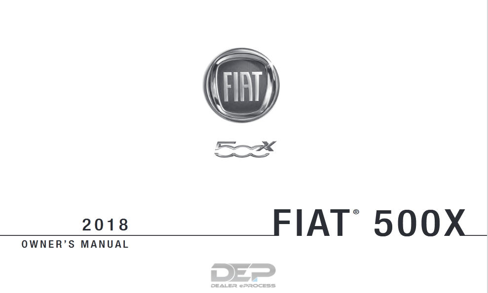 2018 Fiat 500X owner’s manual Image