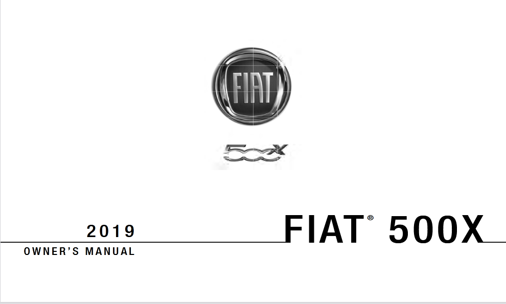 2019 Fiat 500X owner’s manual Image