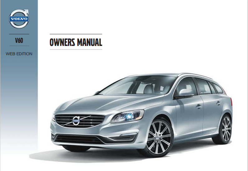 2014 Early Volvo V60 Owner’s Manual Image