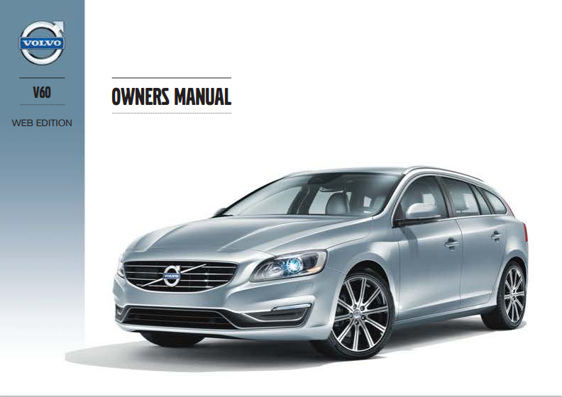 2015 Early Volvo V60 Owner’s Manual Image