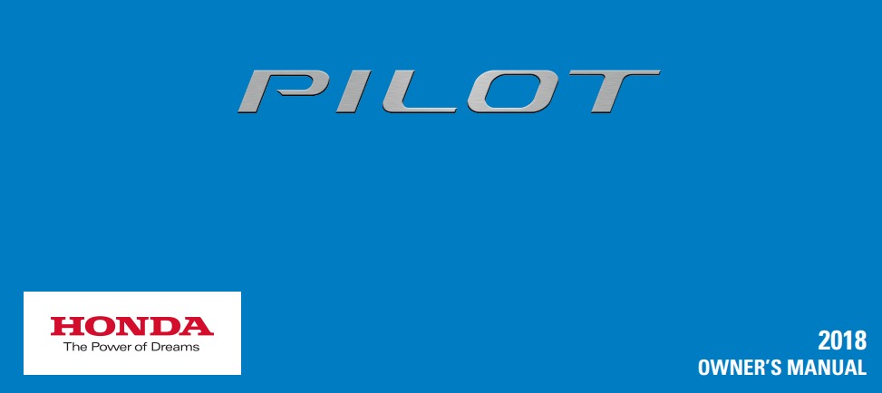 2018 Honda Pilot Owner’s Manual Image