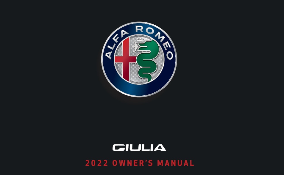 2022 Alfa Romeo Giulia Owners Manual Image