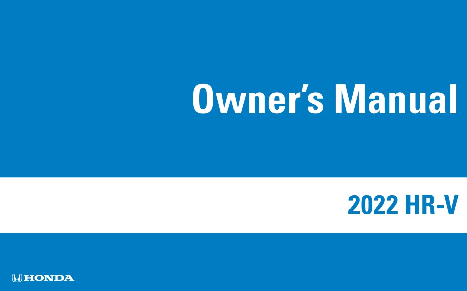 2022 Honda HR-V Owner’s Manual Image