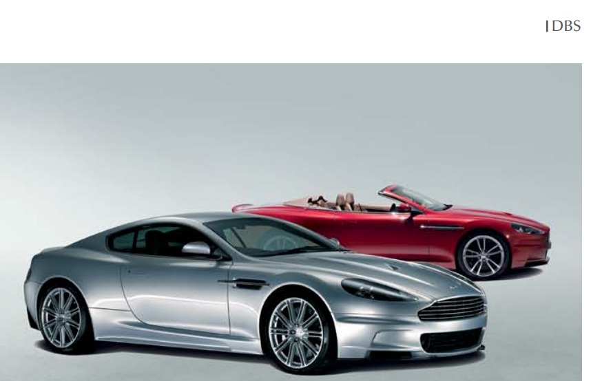 2013 Aston Martin DBS Owner’s Manual Image