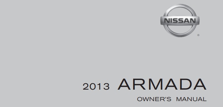 2013 Nissan Armada owner manual Image