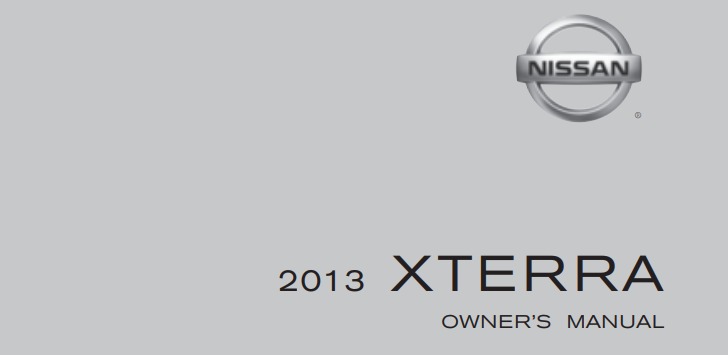 2013 Nissan Xterra owner manual Image