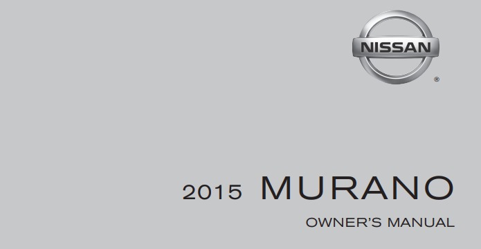 2015 Nissan Murano owner manual Image
