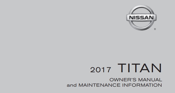2017 Nissan Titan owners manual Image