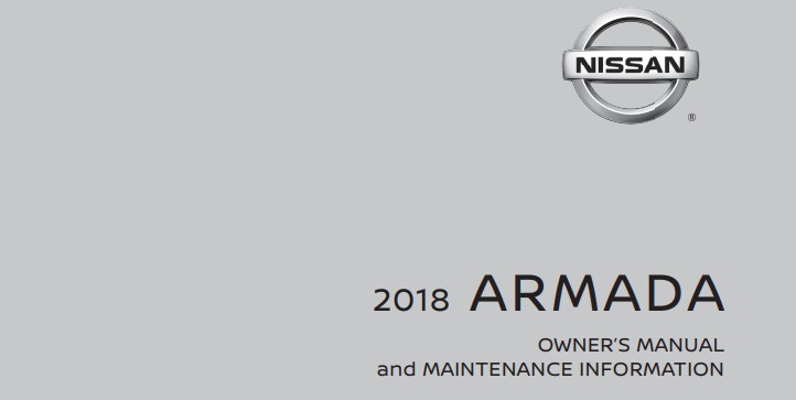 2018 Nissan Armada owner manual Image