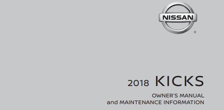 2018 Nissan Kicks owner manual Image