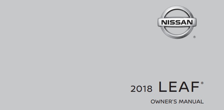 2018 Nissan LEAF owner manual Image