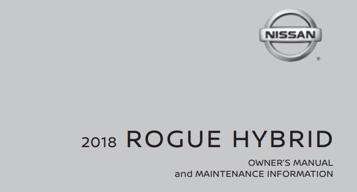 2018 Nissan Rogue Hybrid owner manual Image