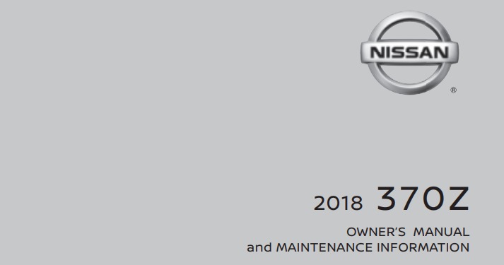 2018 Nissan Z Roadster owner manual Image