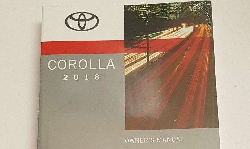 2018 Toyota Corolla Owner’s Manual Image