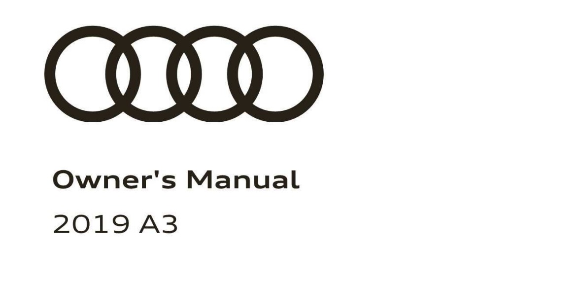2019 Audi A3 Owner’s Manual Image