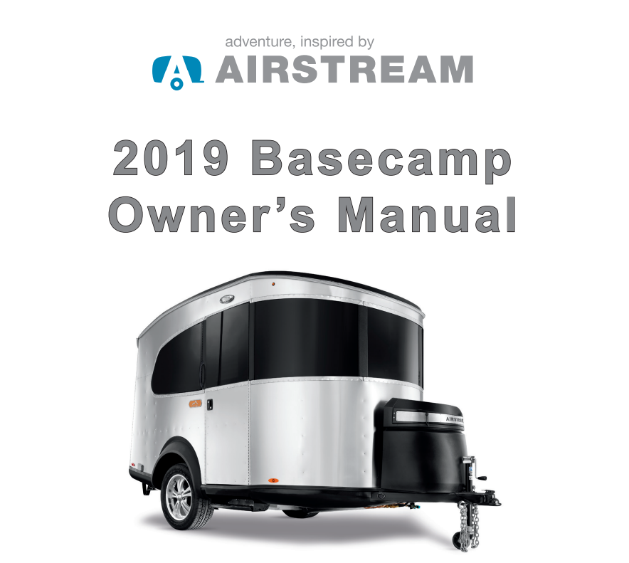 2019 Airstream Basecamp owner’s manual Image