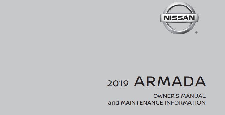 2019 Nissan Armada owner manual Image
