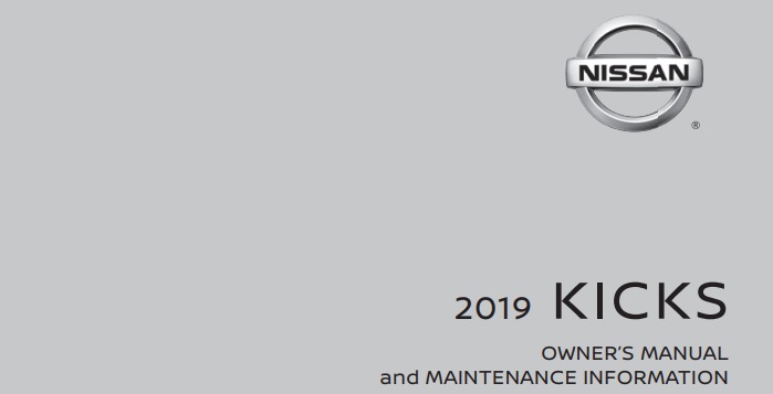 2019 Nissan Kicks owner manual Image