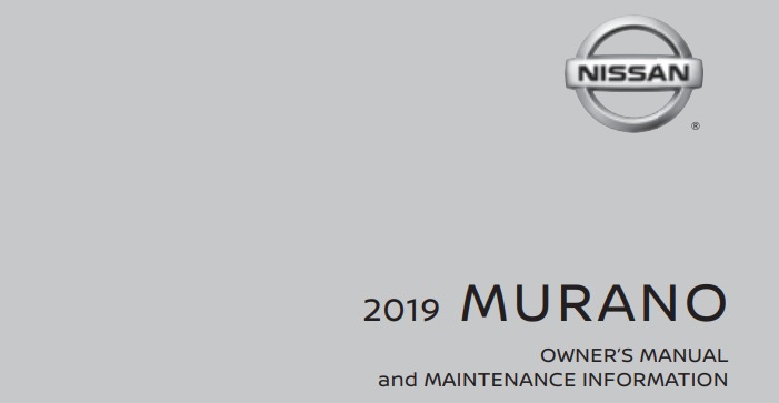 2019 Nissan Murano owner manual Image