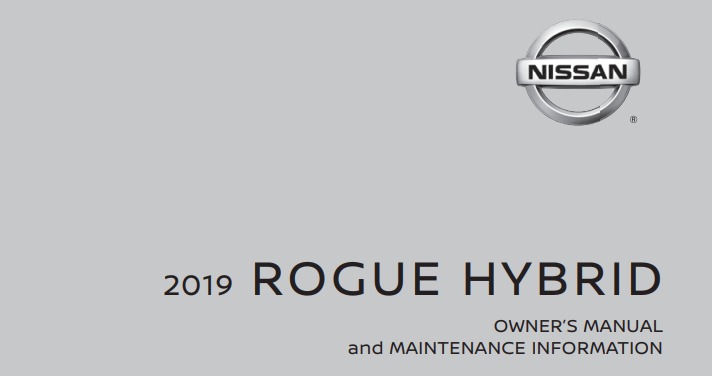 2019 Nissan Rogue Hybrid owner manual Image
