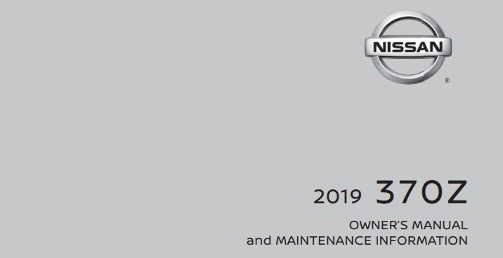 2019 Nissan Z Roadster owner manual Image